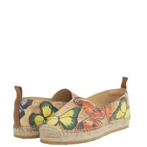 ANIKA PRINTED LEATHER ESPADRILLE LOAFER